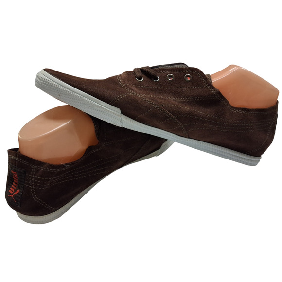 Puma Tekkies Hunger Brown Suede Casual Sneakers Mens Size 14 Shoes Vintage New main image 5